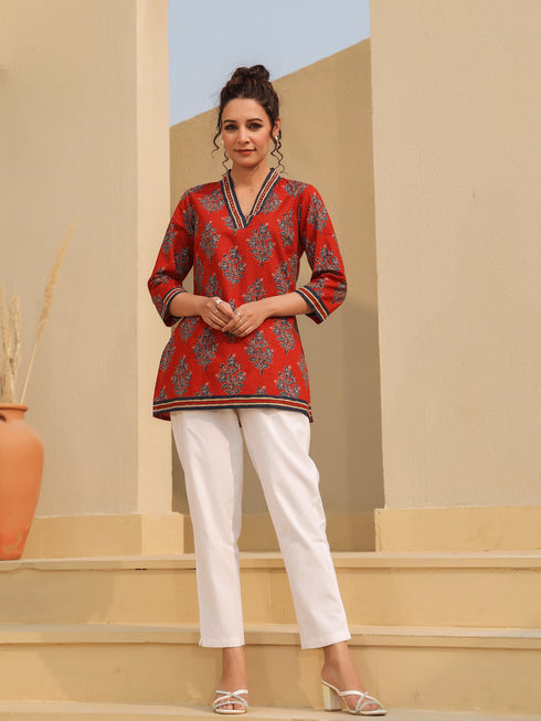 Print Cotton Top
